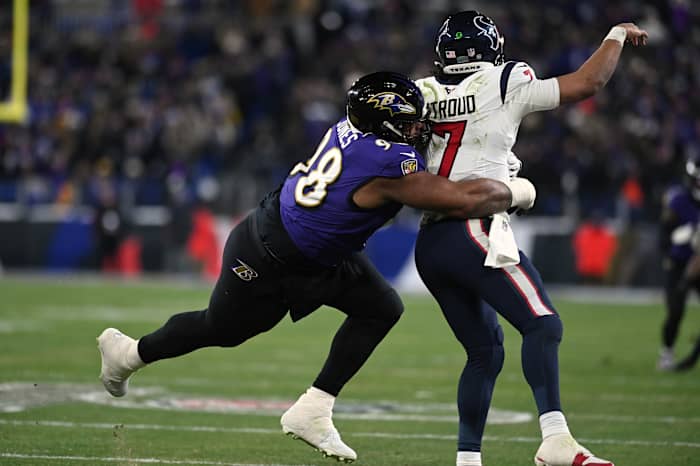 C.J. Stroud was unable to find the end zone in a loss to the Baltimore Ravens.